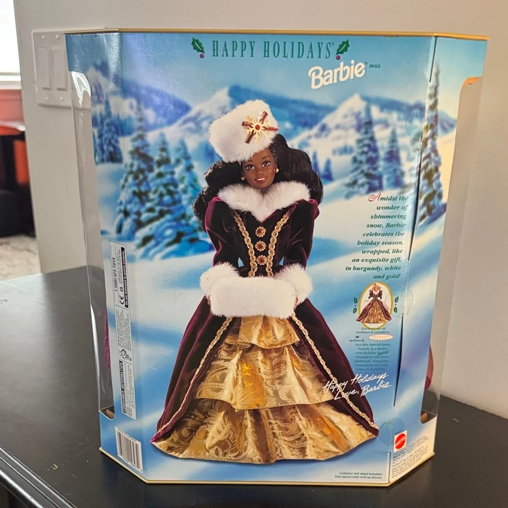 New in Box Barbie Happy Holidays Special Edition Doll 1996 Mattel Never Opened